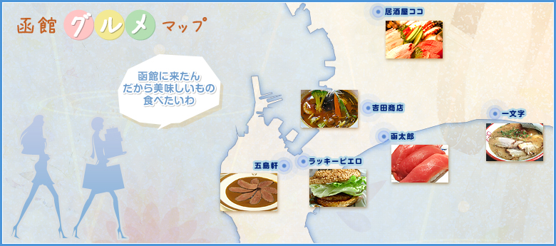 函館グルメマップ